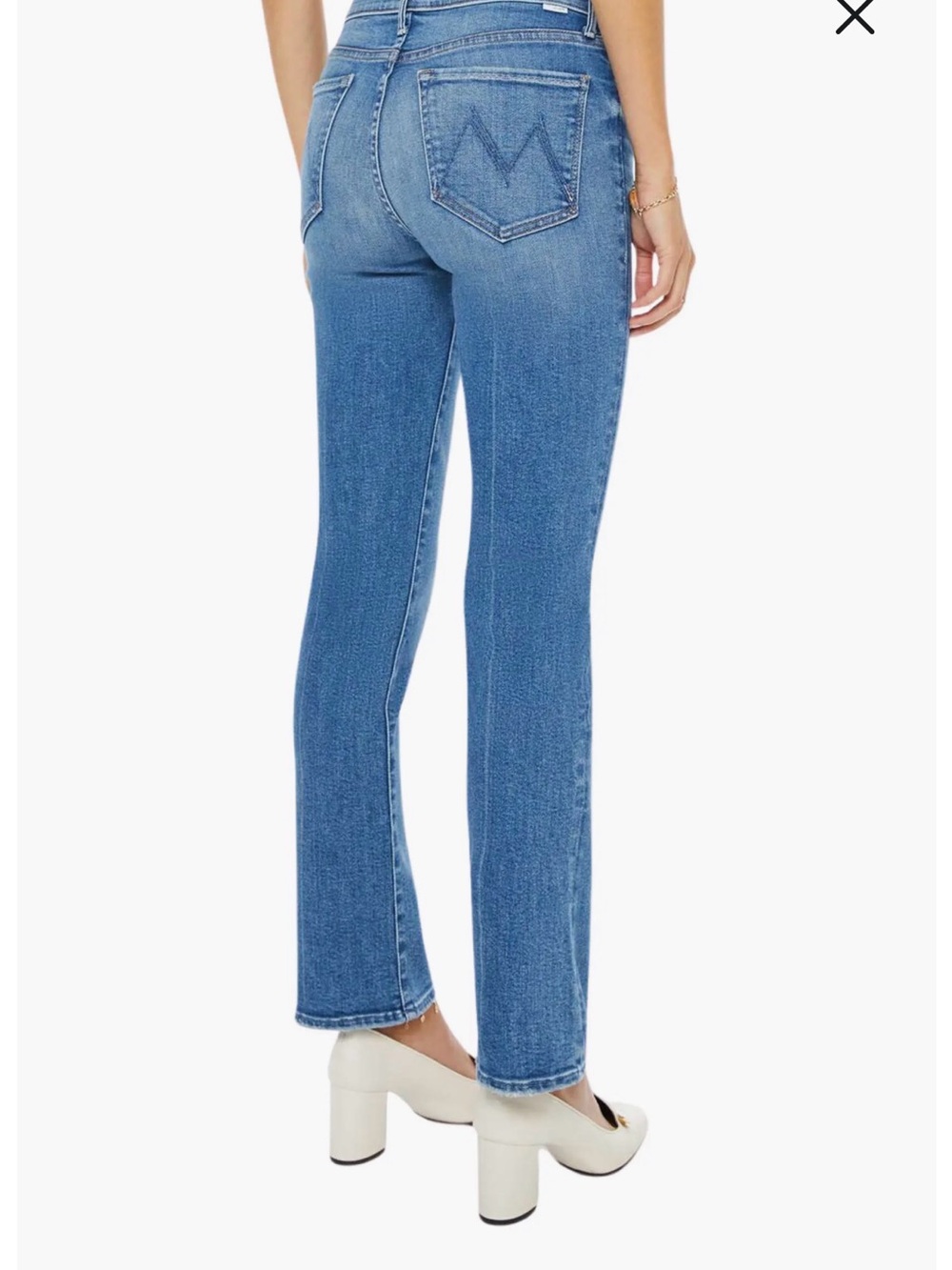 Mother - The Rascal Hover High Waist Straight Leg Jeans